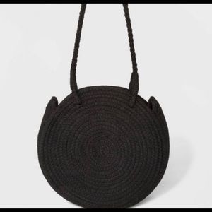 Universal Thread Black Rope Circle Tote